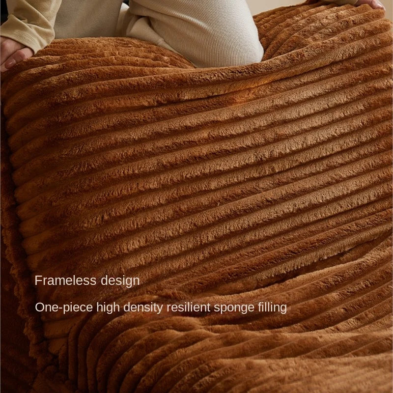 MOMO Caterpillar Sofa Leisure Sofa Lazy Person Sofa Can Lie And Sleep Balcony Tatami Net Red Bedroom Living Room Single