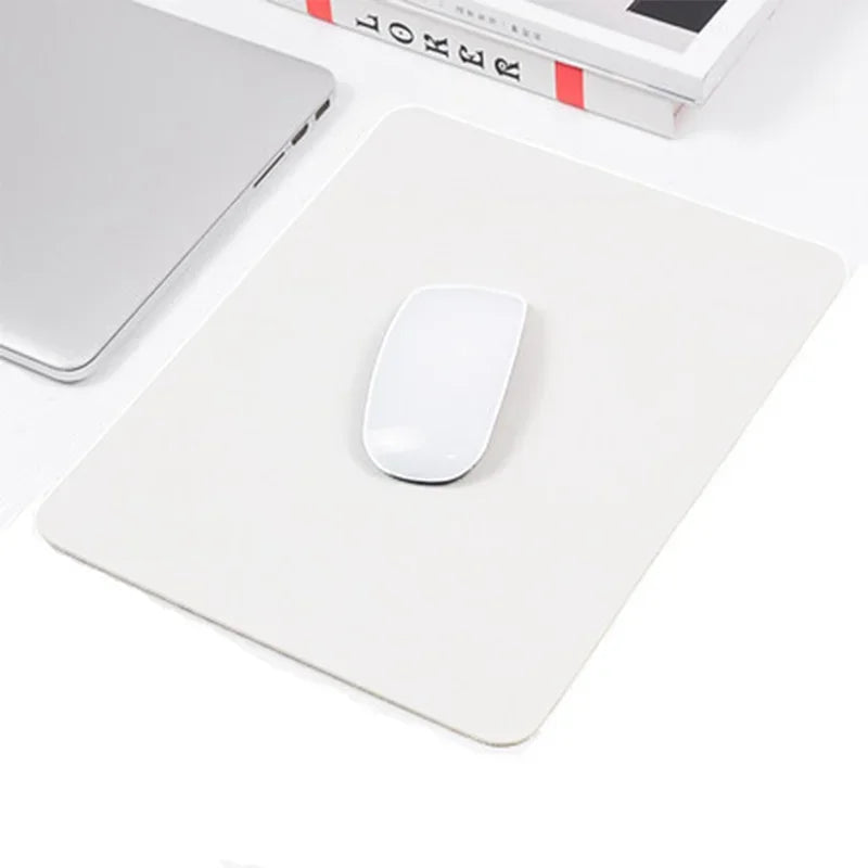 Small PU mouse pad Non-Slip Gaming Desktop Leather Mouse Pad Waterproof Anti-Scratch Easy To Clean Mat For PC Laptop Desktop