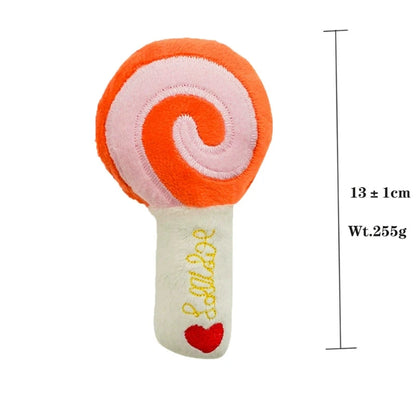 Dog Squeaky Toys Plush Animal Fruit Food Toy Durable Chew Interactive Toys Small Medium Dogs Cats Puppy Pet Supplies