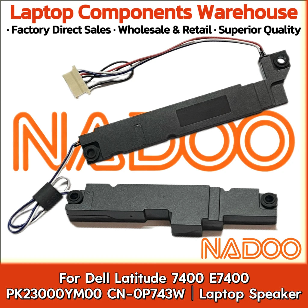 New Original Laptop Notebook Audio Speaker For Dell Latitude 7400 E7400 PK23000YM00 CN-0P743W built-in speaker horn audio