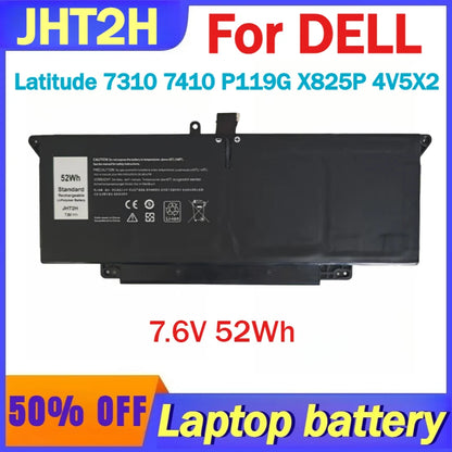 High-Quality 7.6V JHT2H Laptop Battery for Dell Latitude 7310 7410 Latitude 7410 Chromebook Enterprise Series