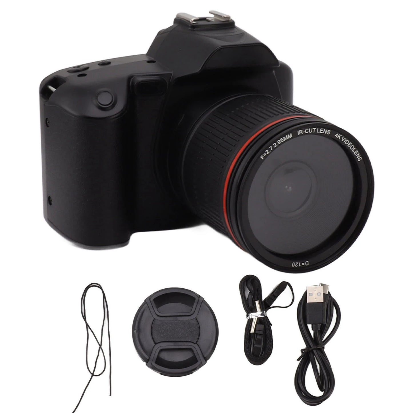 Travel Digital Camera 3 Inch  Digital Camera 4K 64MP Color Display 16X Digital Zoom HD Digital Camera for Photography Video