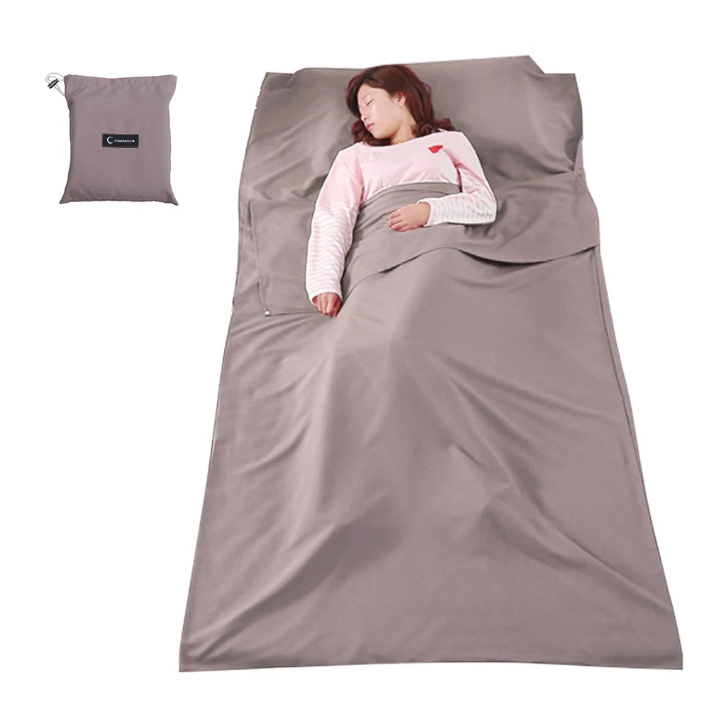 Outdoor Sleeping bag liner for travel Lightweight Sleeping Bag Liner Sleeping Sack Outdoor Camping Hotel Travel Sheet