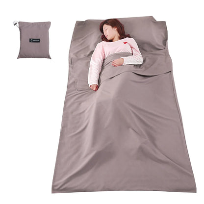 Outdoor Sleeping bag liner for travel Lightweight Sleeping Bag Liner Sleeping Sack Outdoor Camping Hotel Travel Sheet