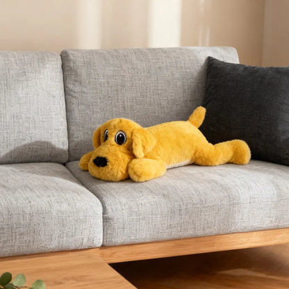 Interactive Soothing Plush Toy for Pets: Double-Layered, Tear-Resistant, Washable, Sound-Making Chew Companion Toy, Suitable for All Dogs and Cats