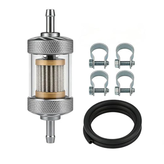 Dirt Bike Filter Size As Shown In The Picture Inline Fuel Filter 99 Debris Filtration Transparent Glass Casing