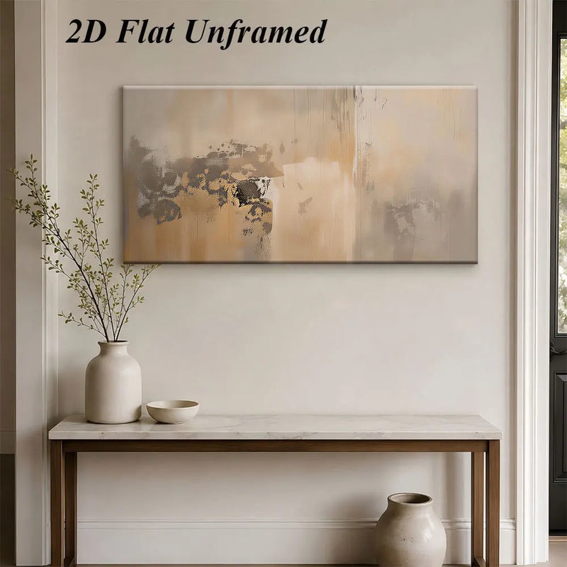 1 modern abstract art frameless decorative painting, minimalist style, living room entrance hallway background wall painting, be