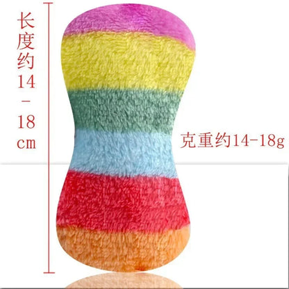 Cute Plush Squeak Toys Pet Wolf Rabbit Animal Plush Toys Dog Chew Whistling Involved Squirrel Dog Toy Funny Pet Products