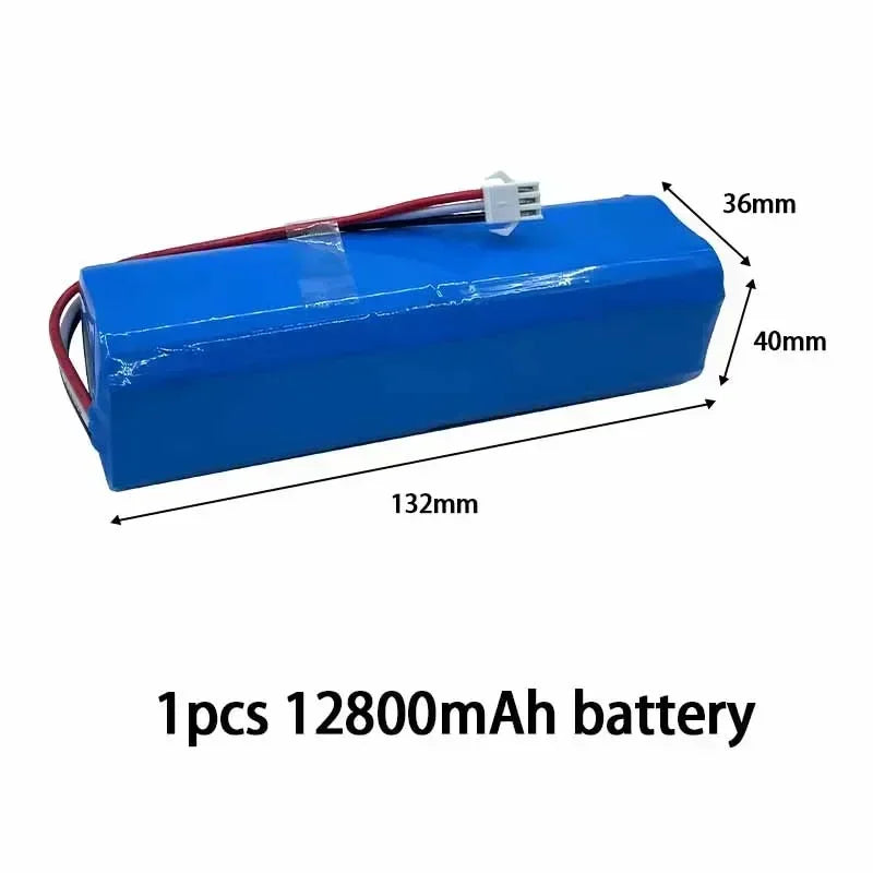 2026 100% NEW For Xiaomi 14.4V lithium battery 2P4S battery 5200mAh 6500mAh 12800mAh Viomi S9 Lydsto R1 Roadmi Eve Plus