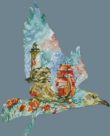 Cross Stitch Kits Stich Cross-stitch Diy Cross Stitch Set Christmas Embroidery Complete Kit Needlework Needle 14CT 1 1