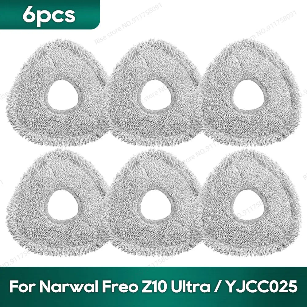 Compatible for Narwal Freo Z10 Ultra / YJCC025 Accessories Roller Brush Hepa Filter Dust Bag Mop Cloth