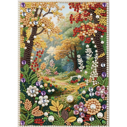 DIY Pearl Diamond Art Painting kits for Adults and Beginners,fine view Sparkling Painting Craft Home Wall Decor handmade Gift