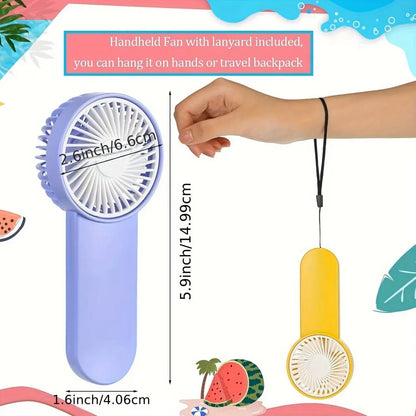 Portable Handheld Cooling Fan For Outdoor Travel, Portable, For Student Dormitory, Small Electric Fan Adjustable Single Speed