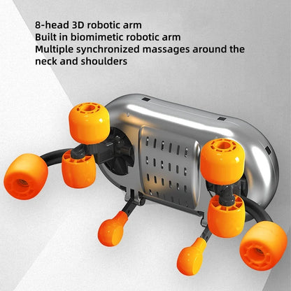 Neck shoulder Massager Deep Tissue shiatsu Back Massagers with Heatfor Pain Relief Electric Kneading Squeeze Muscles Massage