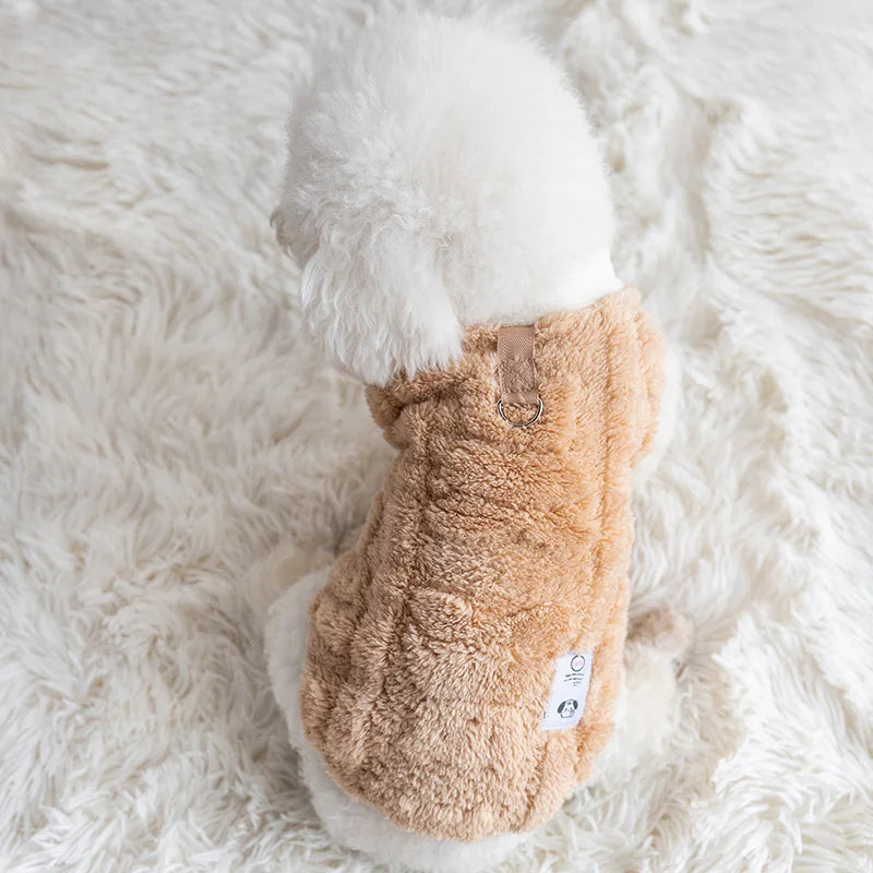 Pet Autumn and Winter Fleece Clothes Dog Cat Warm Coat Small Dogs Clothing Chihuahua Costumes