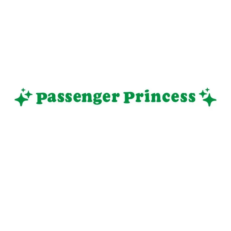 2pcs Mirror Decoration Sticker Passenger Princess Star Mirror Decal Sticker Rearview Mirror Car Vinyl Decoration Funny Car Decal