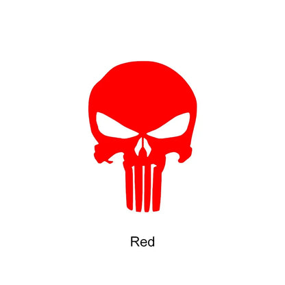 Skull Stickers Car Waterproof Decal Reflective Vinyl Punisher Sticker for Auto Door Window Rearview Mirror Bumper Decoration