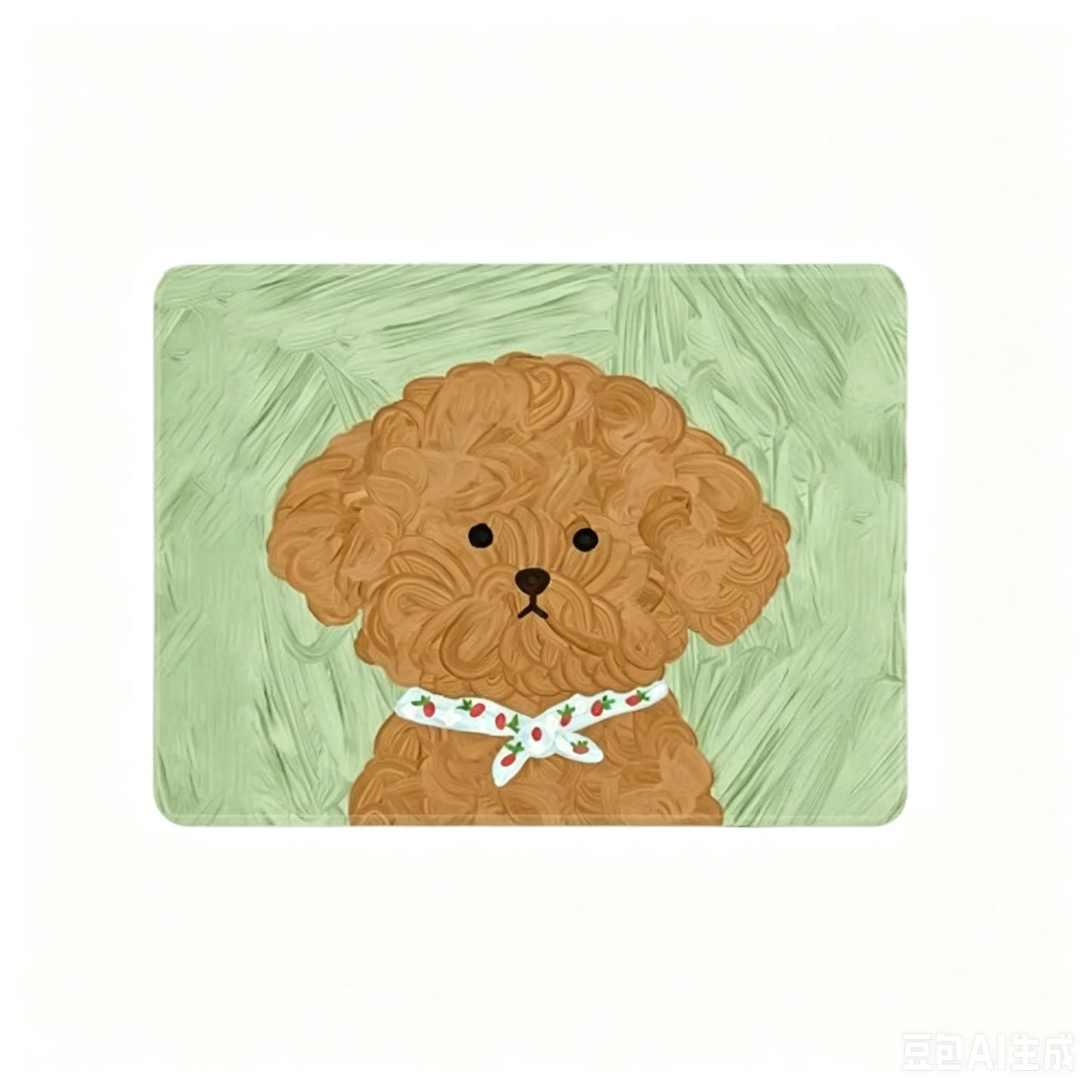 Cute Dog Mouse Pad, Rubber Non-slip Desk Mat for Office & Gaming, Poodle/White Dog/Schnauzer/Smiley Dog, Universal