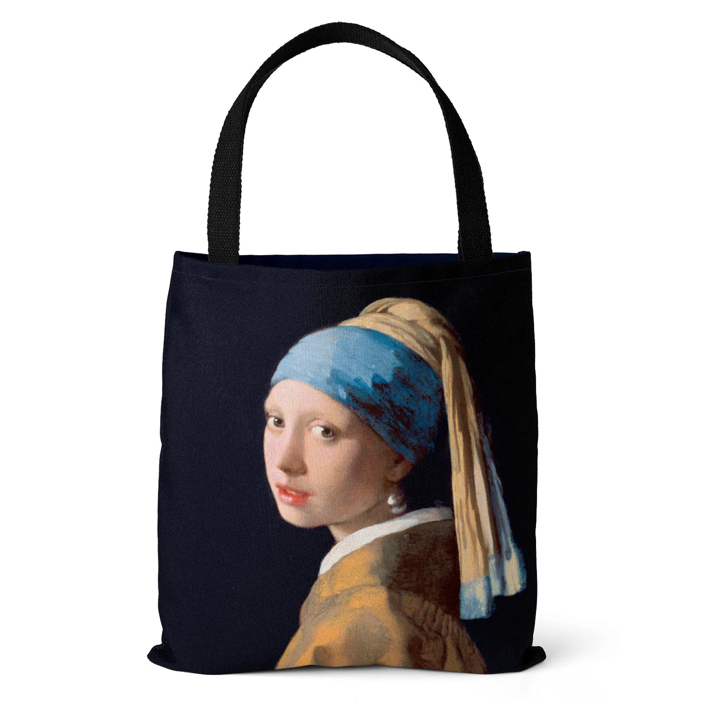 [Canvas Bag] Oil Painting Printed Canvas Bag Women's Lightweight Tote Bag Daily Handbag Multi-functional Shopping Bag