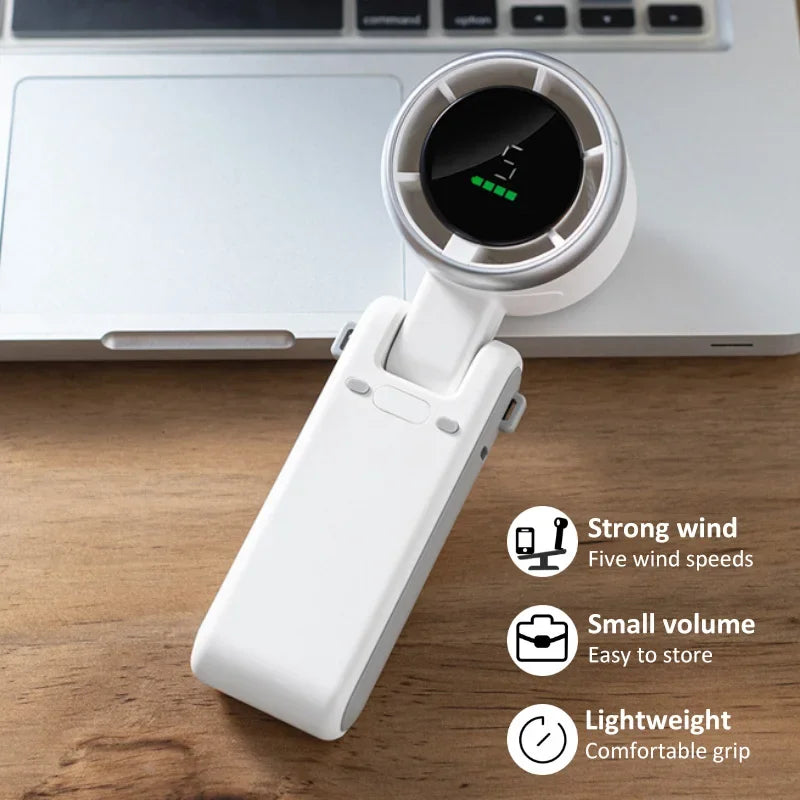 Lenovo 3-in-1 Fan 5-speed 3600mAh Rechargeable Lithium Battery USB Charging Travel Mini Fan For Travel Outdoor Activities 2026