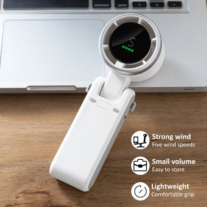 Lenovo 3-in-1 Fan 5-speed 3600mAh Rechargeable Lithium Battery USB Charging Travel Mini Fan For Travel Outdoor Activities 2026