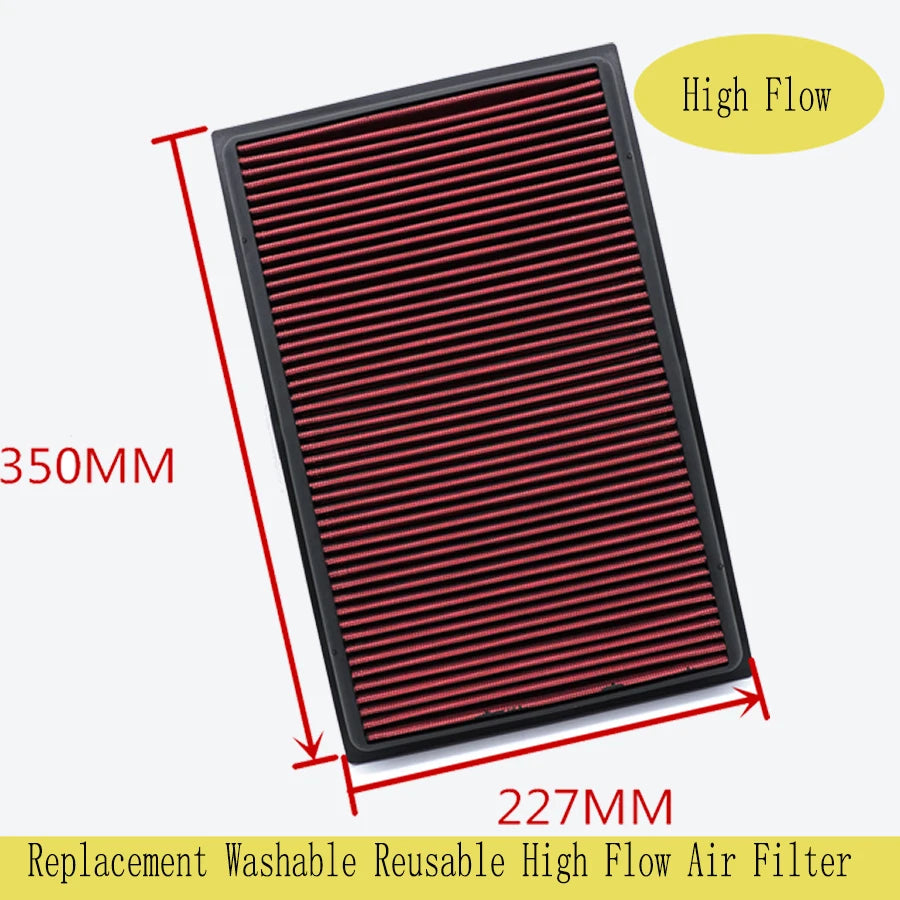 car Replacement Air Filter Fits for Audi A3 Q3 TT TTS RS Quattro Volkswagen Eos Golf Passat CC Air Intake Washable Reusable