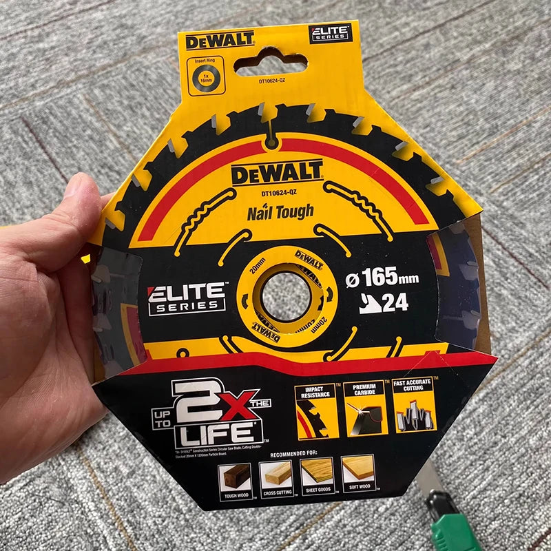 DEWALT Wood Circular Saw Blade Series Hard Alloy 165/184MM 24/40T DT10397 DT10624 DT10640 DT90257 DT90259 Tool Attachments