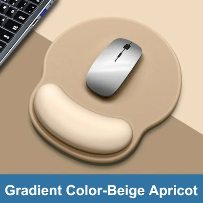 Gradient color mouse pad, comfortable wrist rest, non-slip mouse pad, soft mouse pad and wrist rest, computer desktop mouse pad