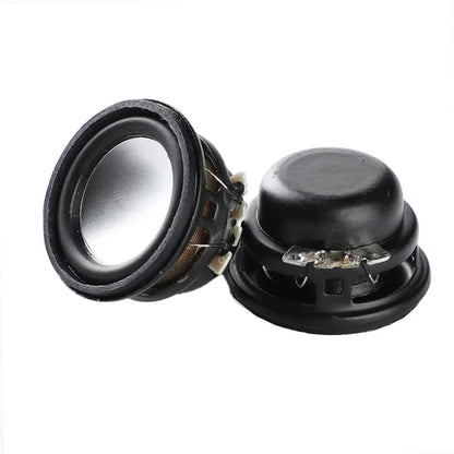 2pcs Mini Audio Speakers 27MM 4 Ohm 3W Bass Multimedia Portable Sound Speakers Audio Woofer Home Theater Loudspeaker