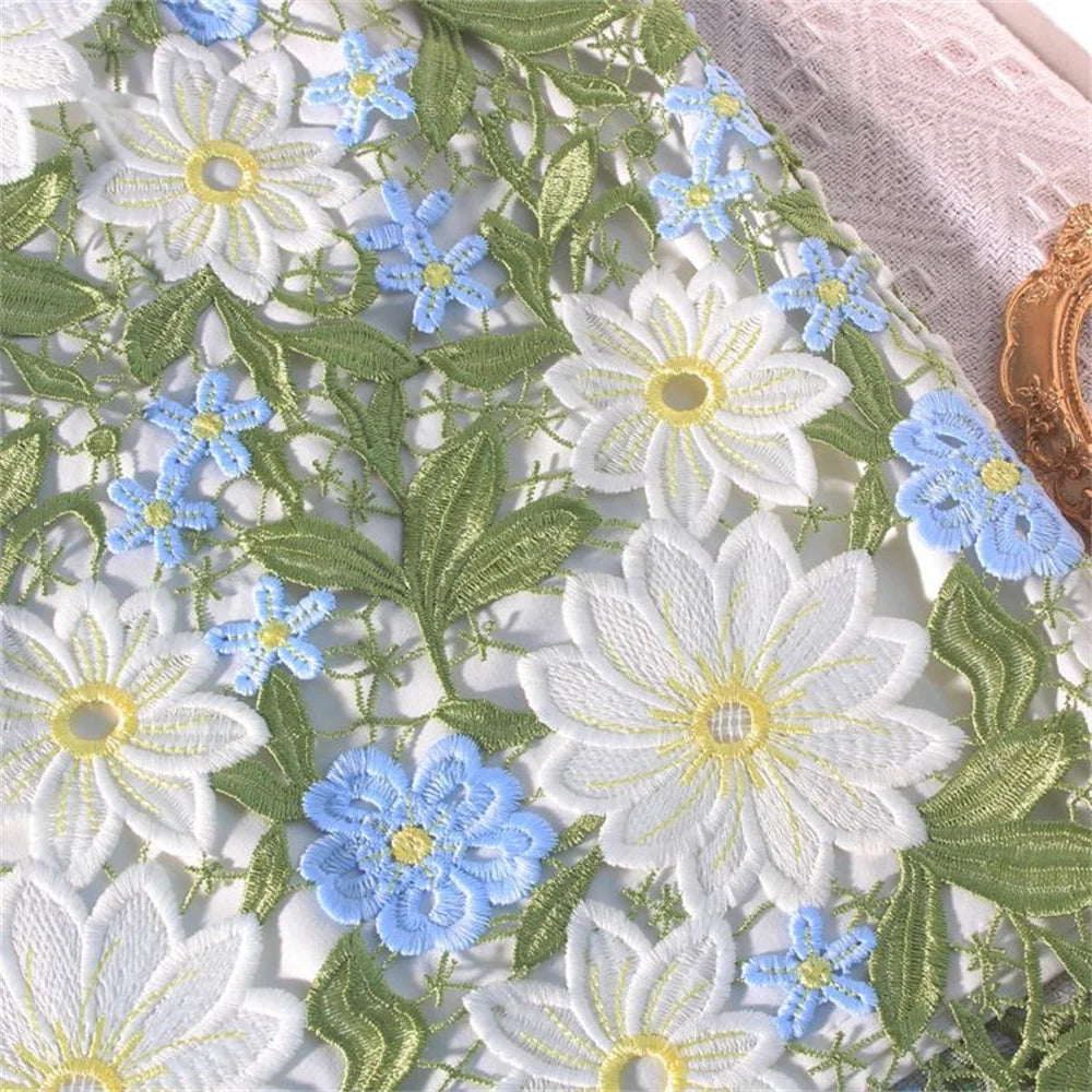 Spring and Summer Crocheted Openwork Lace Bag Hip Skirt Female Long Flower Embroidered Beautiful Skirt Female Skirts for Women