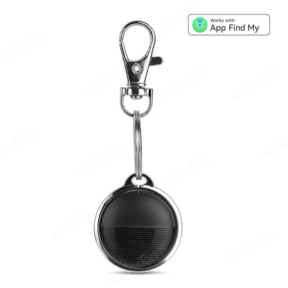 GPS-Tracker für iOS: Intelligenter, Bluetooth-kompatibler Mini-GPS-Locator für Brieftasche und Schlüssel – Anti-Verlust-Gerät, kompatibel mit der „Wo ist?“-App