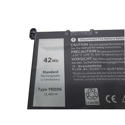 LMDTK New Laptop Battery for  Dell Inspiron YRDD6 5480 5481 5485 5491 5591 5593 3583 3310 2-in-1 3493 3582 3593 3793 5584 5493