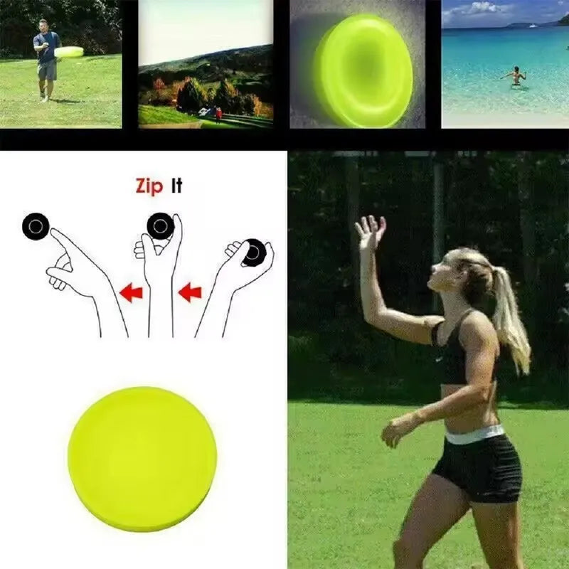 Mini Silicone Flying Saucer Funny Dog Cat Toy Dog Game Flying Discs Resistant Chew Puppy Training Interactive Pet Supplies