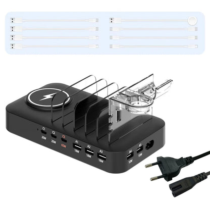 Multifunctional Charger 9in1 Wireless Charger For Mobile Phones Watches Headphones Multi Port Charger Fast Charger