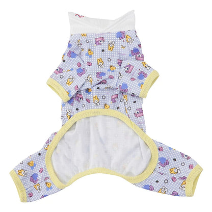Pet Clothing Cartoon Animals Hearts Small Dogs Four Legged Clothes 2026 Spring Summer Thin Dog Home Clothes