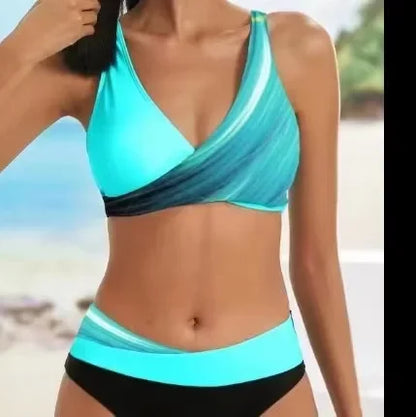 New White Push Up Bikini Micro Striped Swimsuit Women Plus Size Swimwear Sexy Two Piece Set Biquine Brasileiro Bathing Suit XXXL