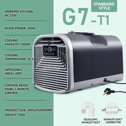 Portable Air Conditioner Mobile Compressor Camping Outdoor Low Consumption Conditioner Mobile Split Klimaanlage