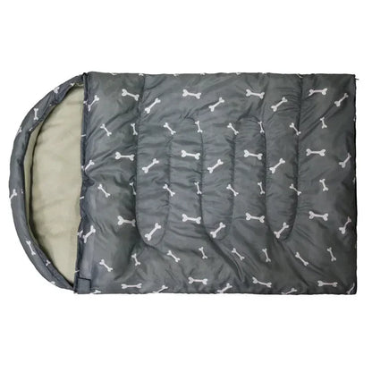 Dog Sleeping Bag Bone Pet Sleep Mat Outdoor Camping Warm Kennel Pad Dog Bed Blanket dog beds for medium dogs pet supplies puppy