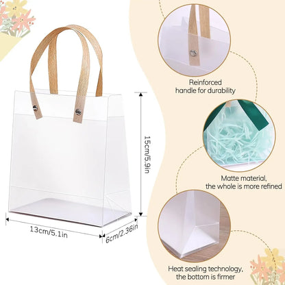 10/20PCS Holiday gift bag Eco-friendly Companion Gift Candy Bagholiday gift Birthday gift bag, anniversaries，Frosted Tote Bag