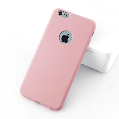 Silicon Case for iPhone 6S 6 s 8 7 6Plus 7Plus 8Plus SE 2020 2022 Cover For iphone X XS MAX XR Gel Cell Phone Cases Casing Coque
