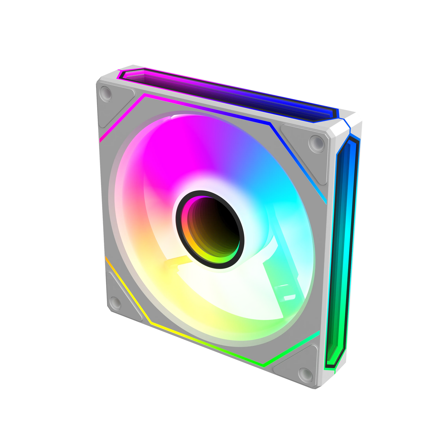 UPSIREN UF-4 Prism 6 PRO 120mm case fan 5V 3PIN motherboard light synchronization 4PIN PWM 3-sided infinity mirror 12CM