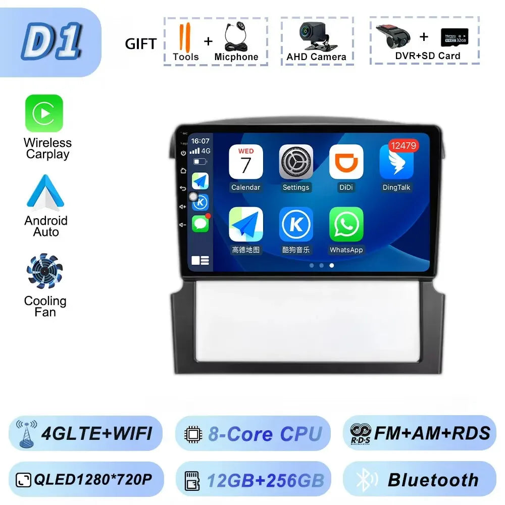 GPS Navigation for Kia Sorento BL 2002-2011 Car Radio Stereo Multimedia Video Player Android 15 Wireless Carplay Android Auto BT