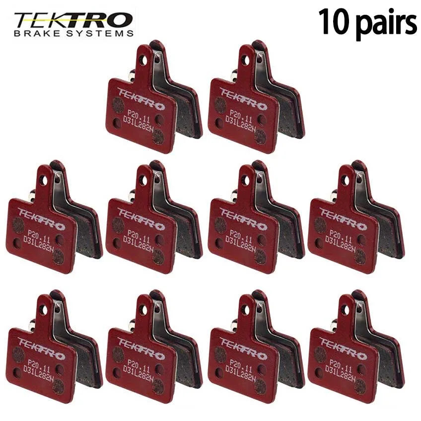 TEKTRO P20.11 Semi-Metallic Brake Pads for Mountain Bike Disc Brake Systems - High Friction, Durable & Quiet Performance