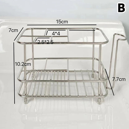 Toothbrush Holder For Bathroom - Stainless Steel Toothpaste Holder Stand, For Electric Toothbrush Stand Organizer Accessories