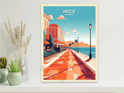 Porto Paris Nordic Retro Holiday Travel City Art Home Wall Decor Pictures Room Living Canvas Painting Print Tourism Posters Gift