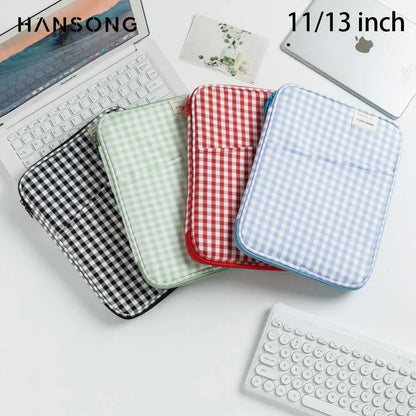 11/13 Inch Tablet Sleeve Case For iPad Air6 Pro11 Case XiaoMi Protective Bag 13.3 14 Laptop Sleeve Carrying Case with Pocket