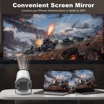 2026 New Projector 4K Android 11 Wifi6 290ANSI Allwinner H713 BT5.0 1080P 1280*720P Cinema Outdoor Portable Projetors ﻿