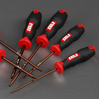 Screwdriver Set with Ergonomic Handle Screwdriver for Automobile Electronics Repair Furniture Assembly KXRE