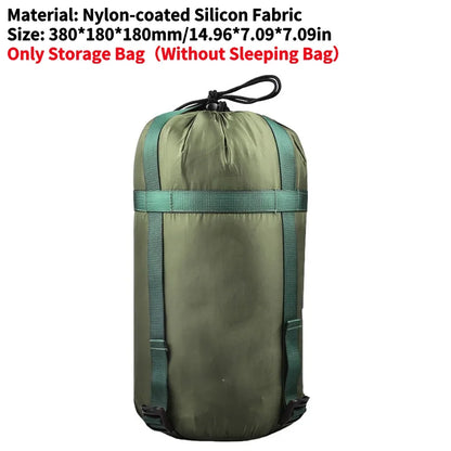 Outdoor Sleeping Bag Stuff Sack Waterproof Sleeping Bag Compression Storage Bag Large Capacity Space Saving for Camping Hiking