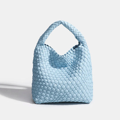 Designer bag Luxury 2025 woman bag Brand New Product PU Small size hand-woven bucket bag High quality Women's handbag